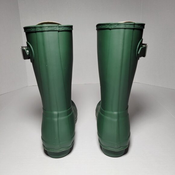 Hunter Women's Original Short Rain Boots in Hunter Green - Picture 2 of 10